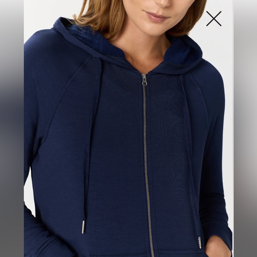 Quince SuperSoft Fleece Zip Up Hoodie- L - Picture 10 of 14
